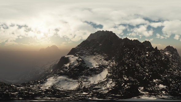 Aerial VR 360 Panorama of Mountains, Motion Graphics | VideoHive