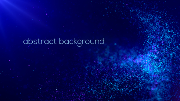 Abstract Blue Particles Background alt