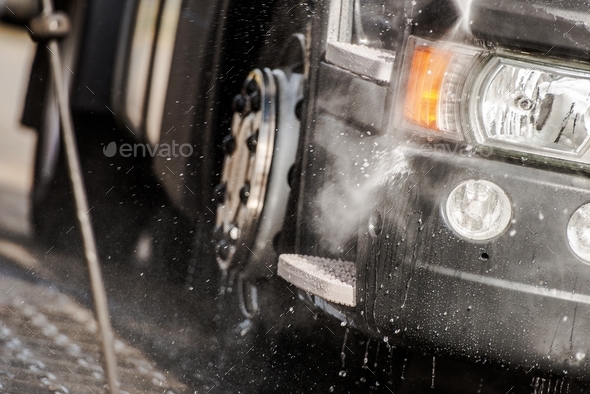 Tractor in the Truck Wash Stock Photo by duallogic | PhotoDune