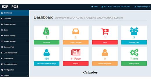 Web Application POS (Point of Sales)