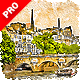 Aquarelleum - Urban Sketcher Photoshop Action - $8.00 Aquarelleum - Urban Sketcher Photoshop Action