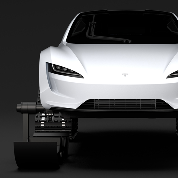 Tesla Roadster Ski - 3Docean 22134277