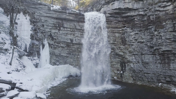 Awosting Falls in Minnewaska State Park New York