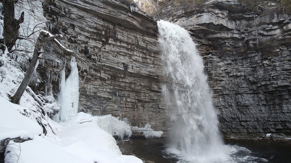 Awosting Falls in Minnewaska State Park - New York