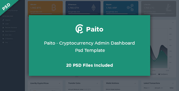 Paito - Crypto-currency - ThemeForest 22115875