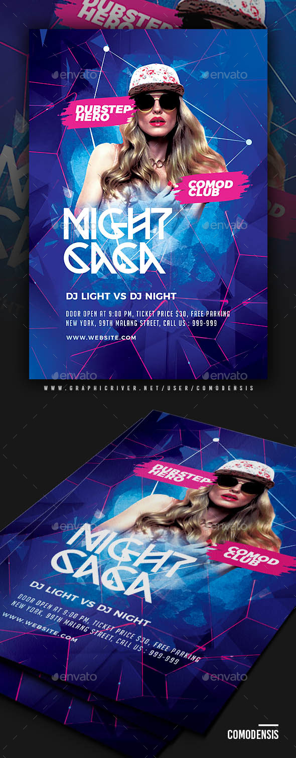 Dj Club Party Flyer Templates - Clubs & Parties Events
