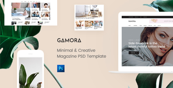 GAMORA - Creative - ThemeForest 22137428