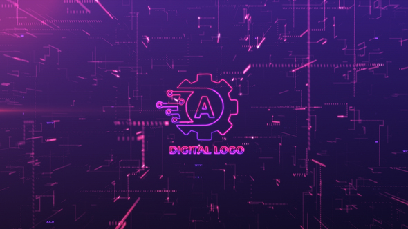 Digital Logo Reveal - VideoHive 22139292