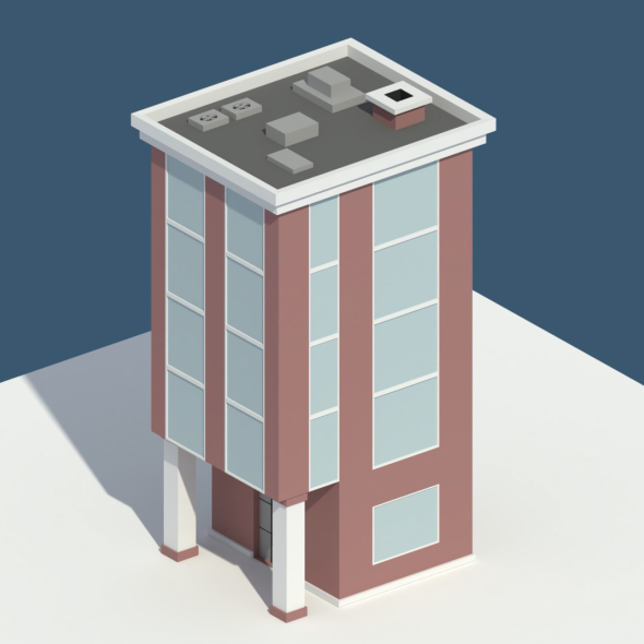 Low Poly Apartment - 3Docean 22139340