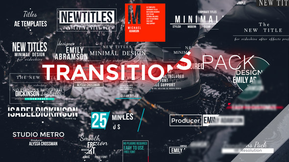 Transitions Pack - VideoHive 22140213