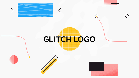 Shape Glitch Logo - VideoHive 22140688
