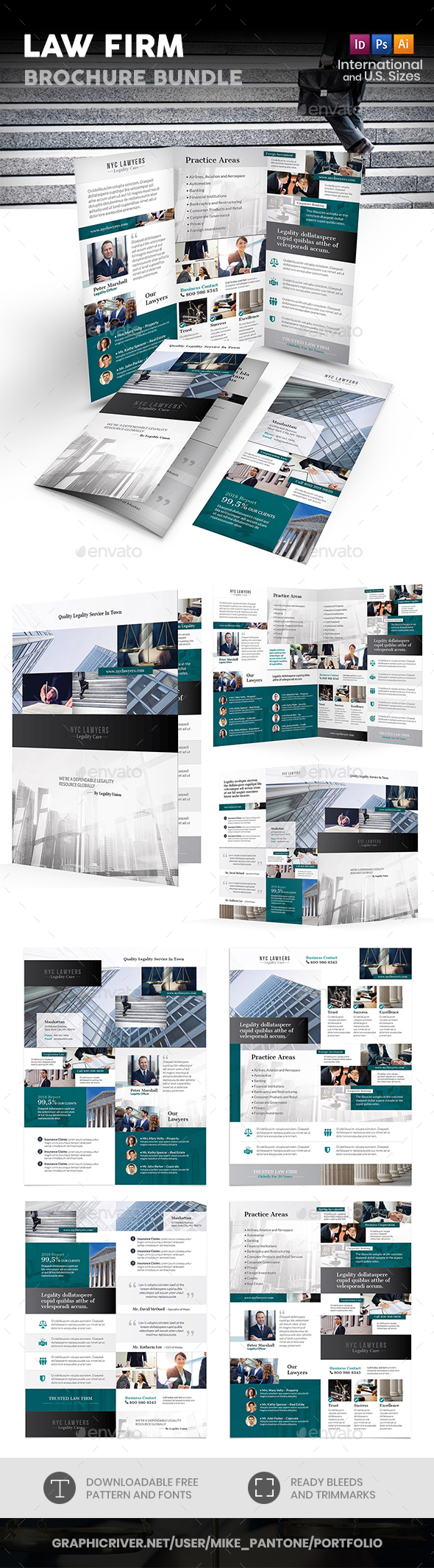 Law Firm Print Bundle 4 - Informational Brochures