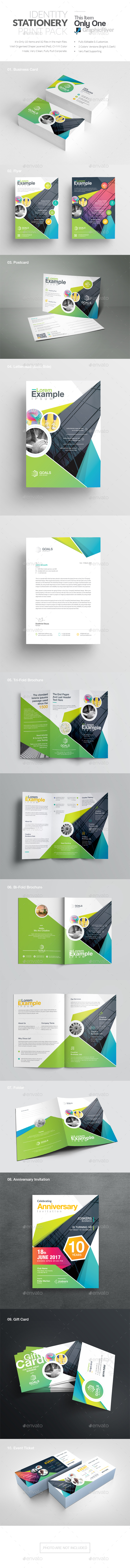 Identity Stationery Print Pack - Stationery Print Templates