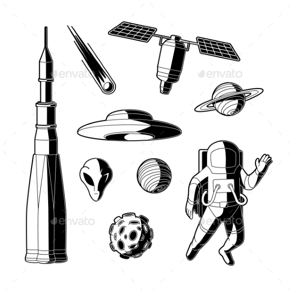 Vector Space Silhouettes - Miscellaneous Vectors