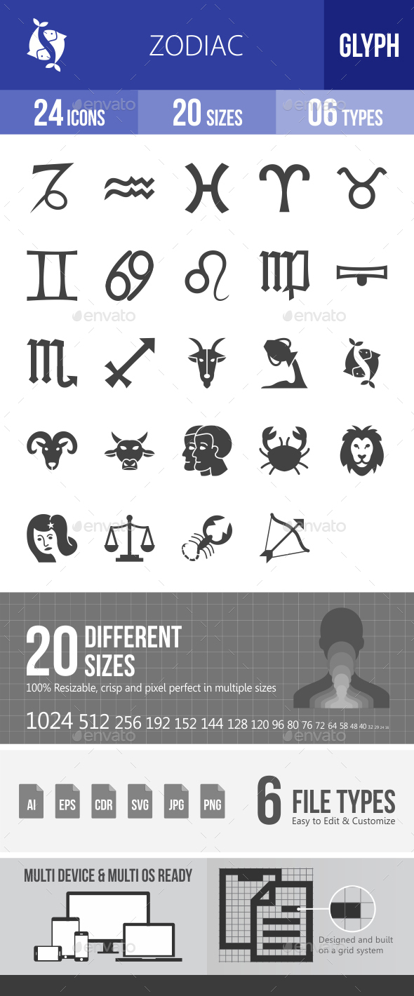 Cleaning Services Glyph Icons - Icons