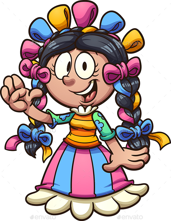 Mexican Girl - People Characters