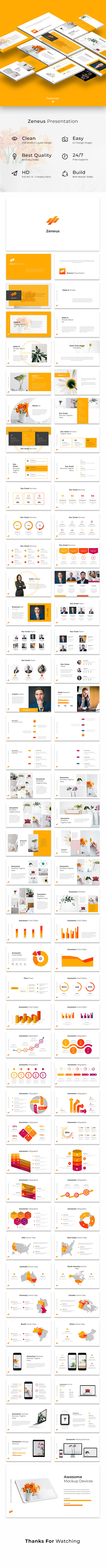 Zeneus Google Slides Template - Google Slides Presentation Templates