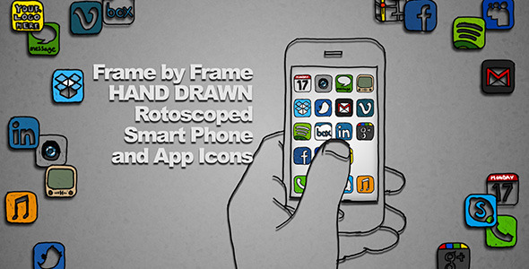 Hand Drawn Smart Phone
