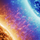 Blue Fire Star vs Red Star in Space - 25