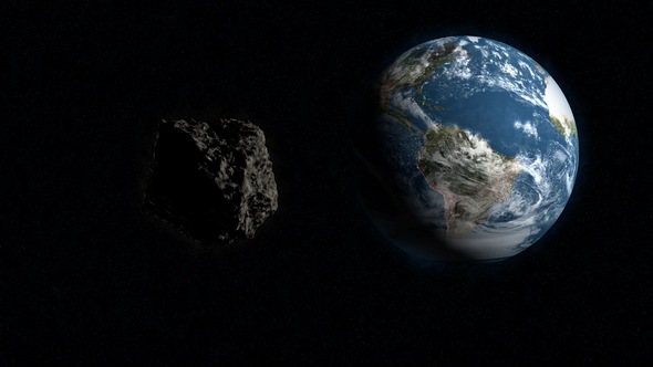 Asteroid Passing Close to Earth