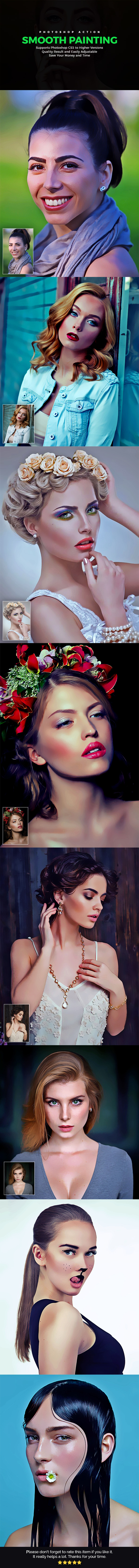 Smooth Painting - Photo Effects Actions