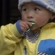 A Small Nepalese Girl Eats Candy - VideoHive Item for Sale