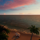 Drone View At The Beach With Sunset - VideoHive Item for Sale