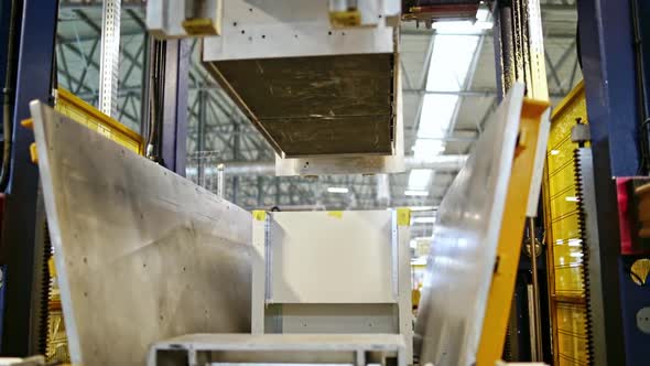 Innovative factory background. alt