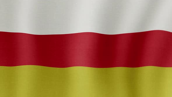 The National Flag of South Ossetia