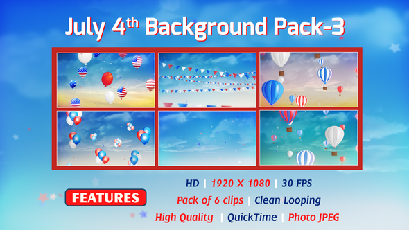 July 4th Background Pack-3