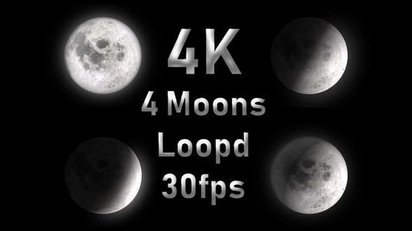 Moon 4k Looped