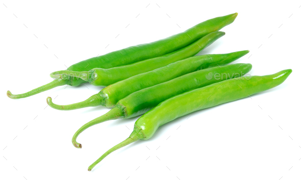 green hot chilis