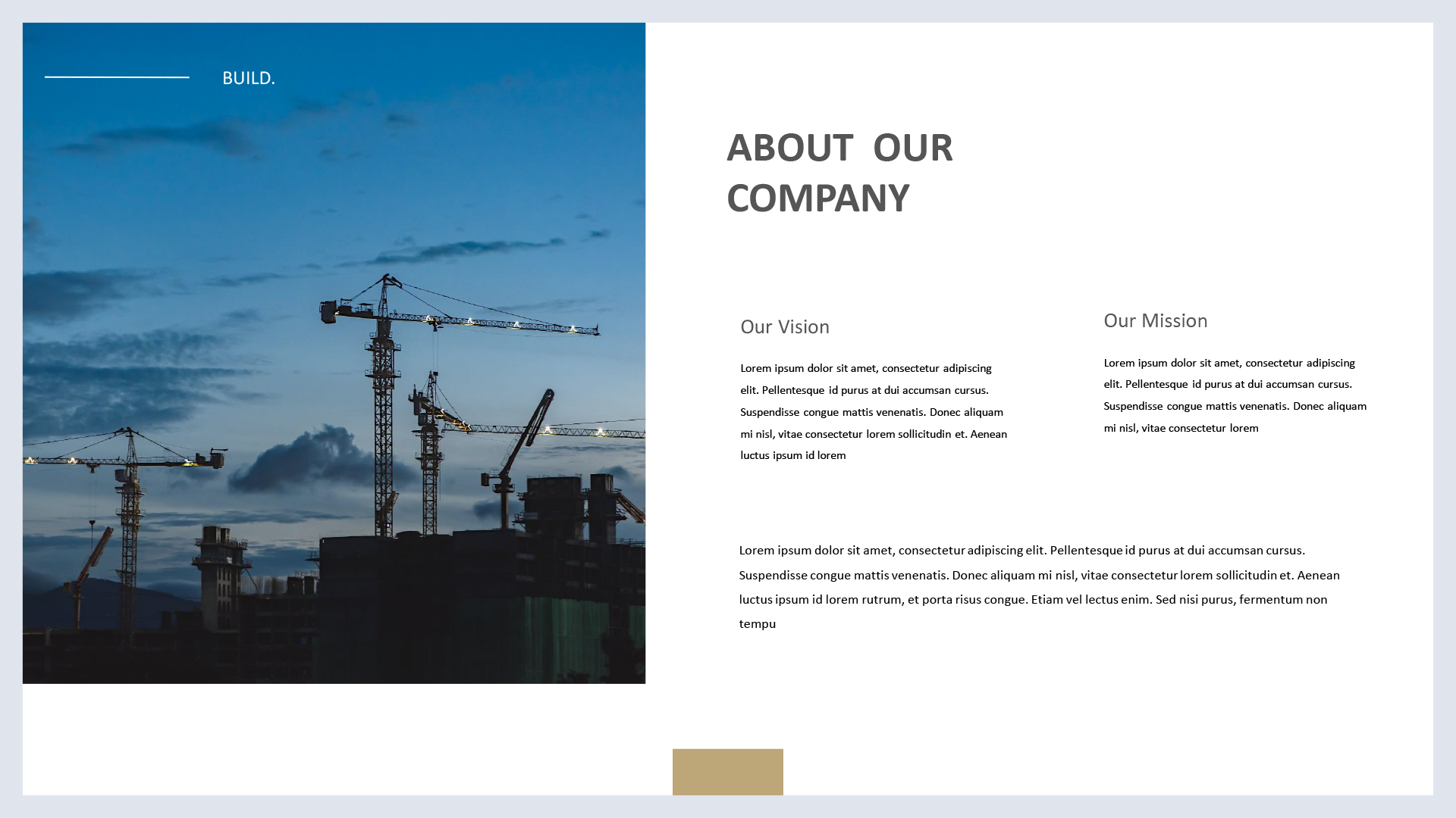 Build - Development Google Slides Template