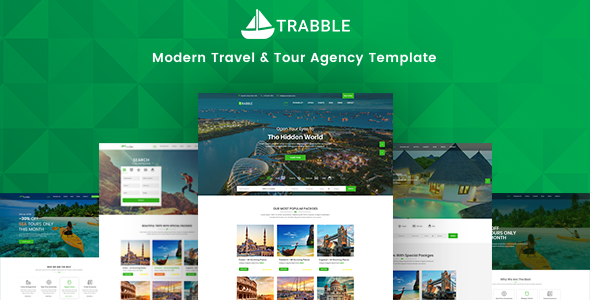 Trabble-  Tour Booking & Travel Agency Template