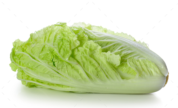 Lettuce heart on a white background