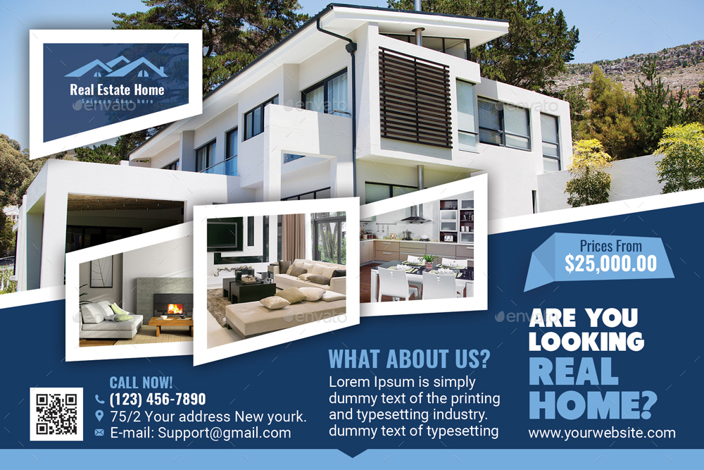 Real Estate Postcard Template