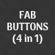 Fab Buttons Message Box Cookie Law Alert and Contact Form 4 in 1