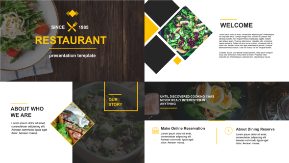 Restaurant Presentation - VideoHive 22170377