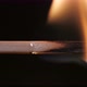 Burning Match on Black Background in Macro - VideoHive Item for Sale