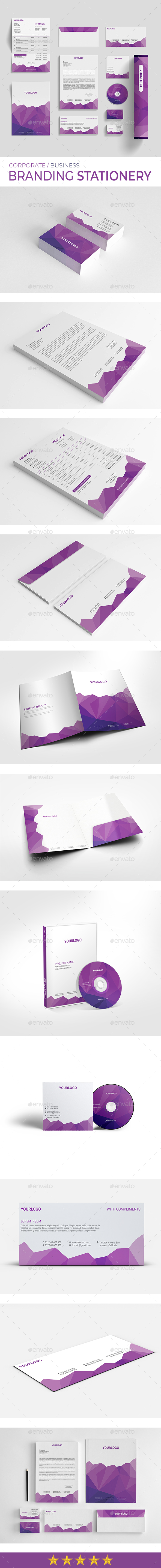 Corporate Branding Stationery - Stationery Print Templates