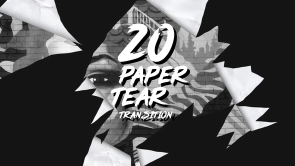 20 Paper Tear Transitions