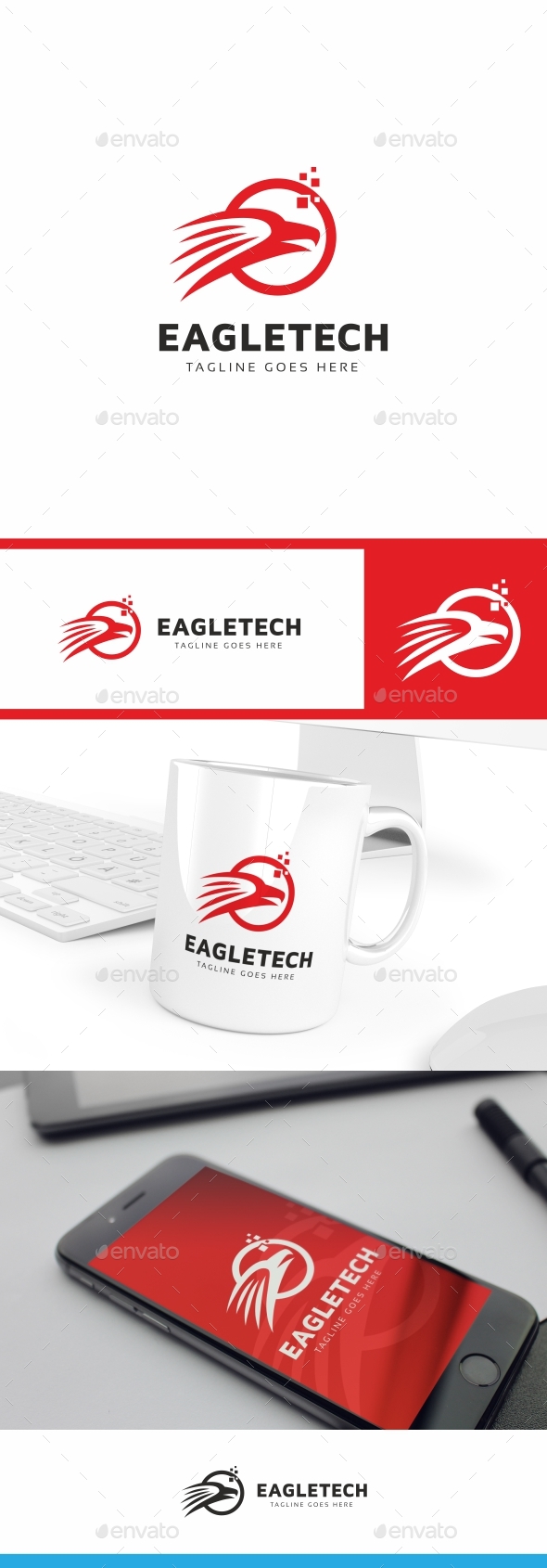 Eagle Logo Template - Symbols Logo Templates