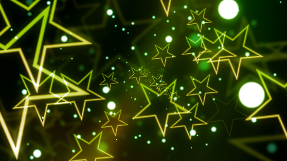 Green Celebration Star