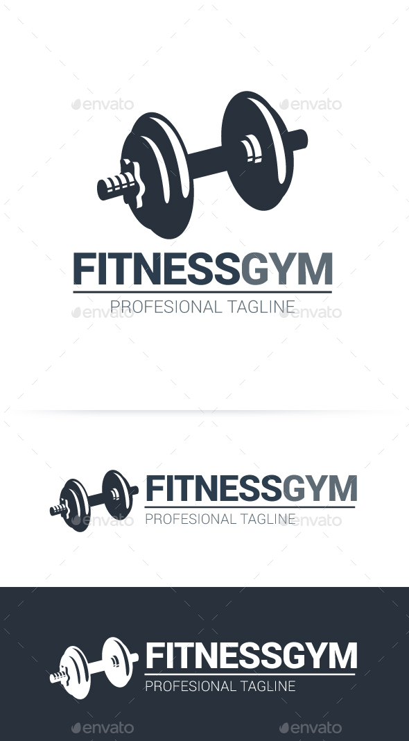 Fitness Gym Logo - Objects Logo Templates
