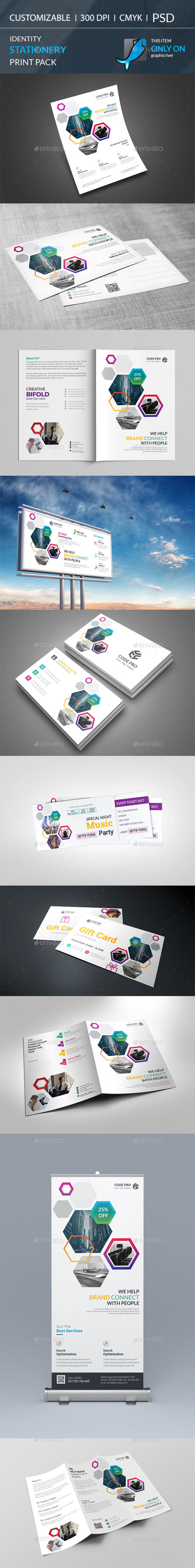 Identity Stationery Print Pack - Stationery Print Templates