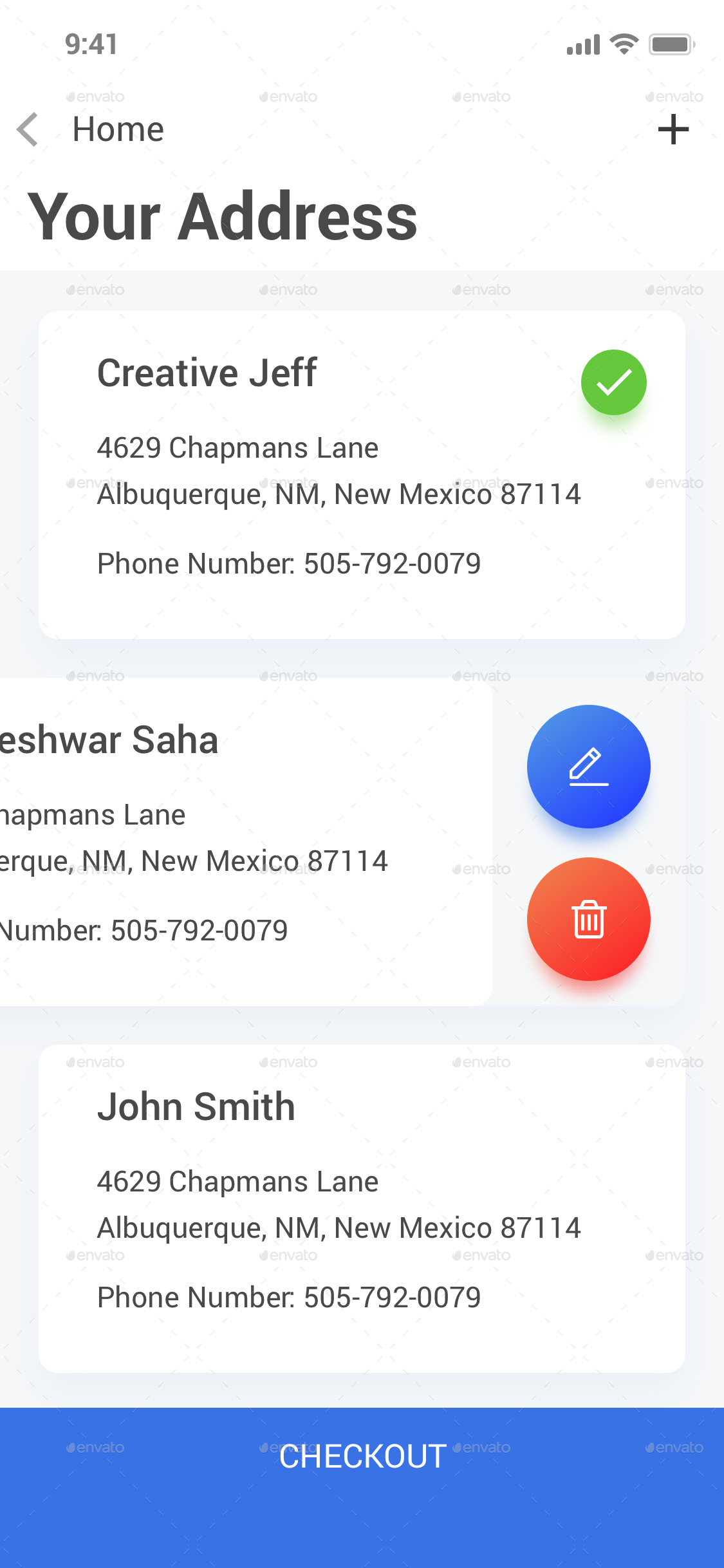 Seven Restaurant Mobile App UI Kit, Web Elements | GraphicRiver