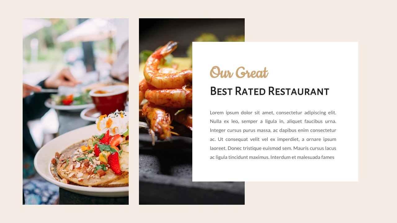 Foody - Food And Restaurant Keynote Template