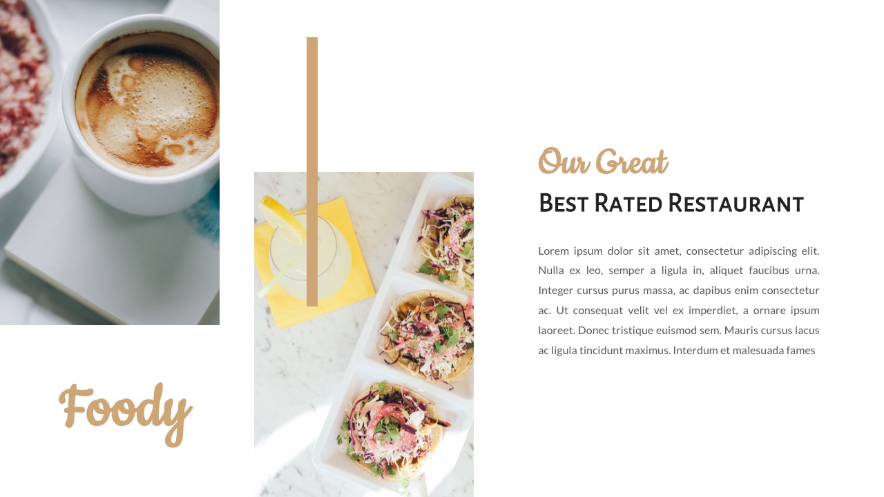 Foody - Food And Restaurant Keynote Template