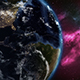 Blue Fire Star vs Red Star in Space - 2