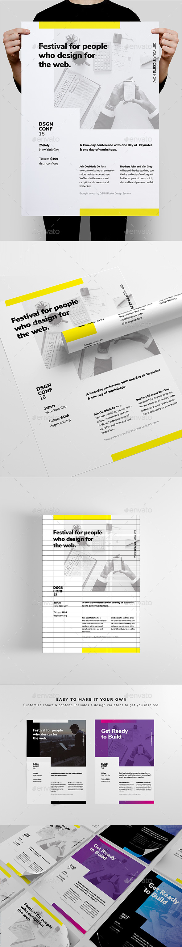 DSGN Series 10 Poster / Flyer Template - Corporate Flyers